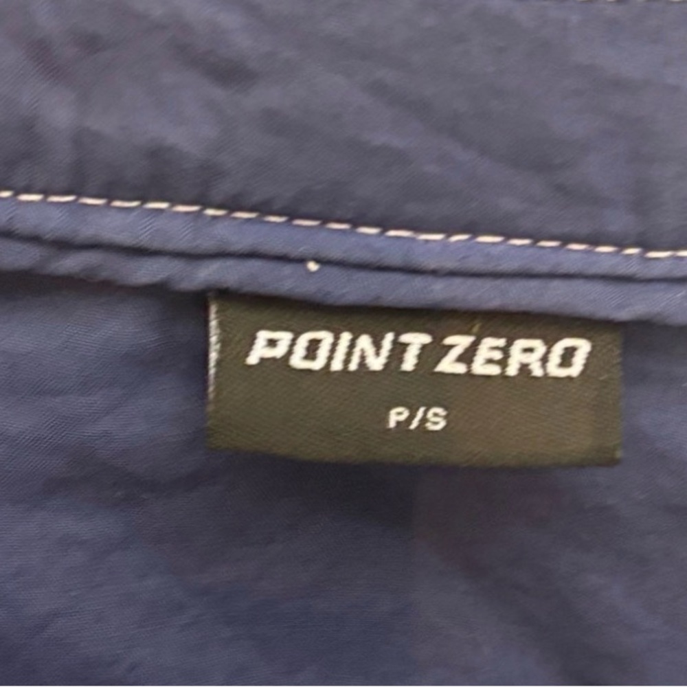 Point Zero Navy Button-Up Shirt - Picture 3 of 5
